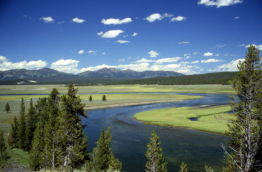 Yellowstone jako oáza klidu a míru. Kredit: Ed Austin / Herb Jones.