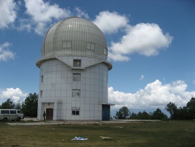 ÄŚĂ­nskĂˇ observatoĹ™ JĂĽn-nan. Kredit: University of Florida.