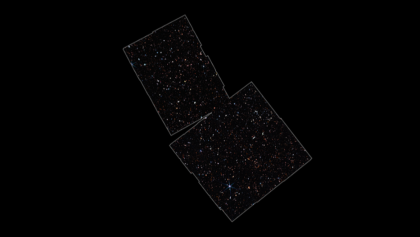 Ultrahluboké pole v Peci nasnímané v rámci projektu JADES. Zdroj: https://stsci-opo.org/