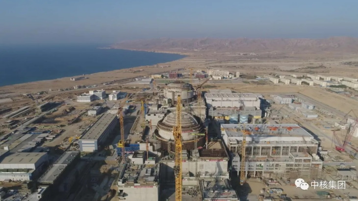 První čínský reaktor HPR1000 v elektrárně Karáčí se rozběhl na začátku roku (zdroj CNNC).