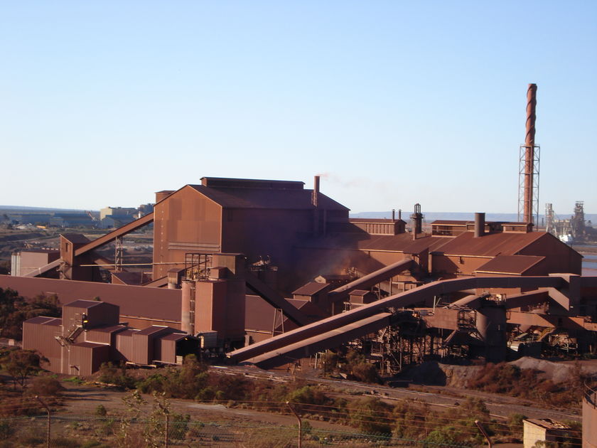 Whyalla Steelworks (cca 2009). Kredit: Joeltbooth / Wikimedia Commons.