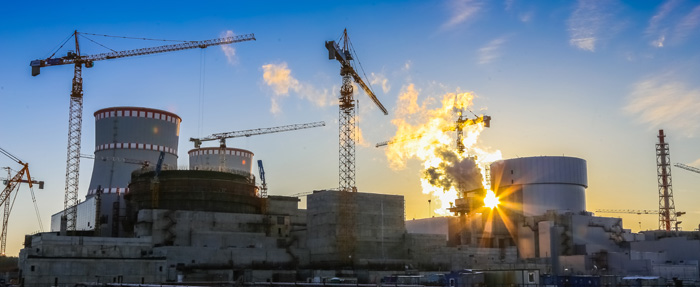 Druhá fáze Leningradské jaderné elektrárny (zdroj Rosatom).