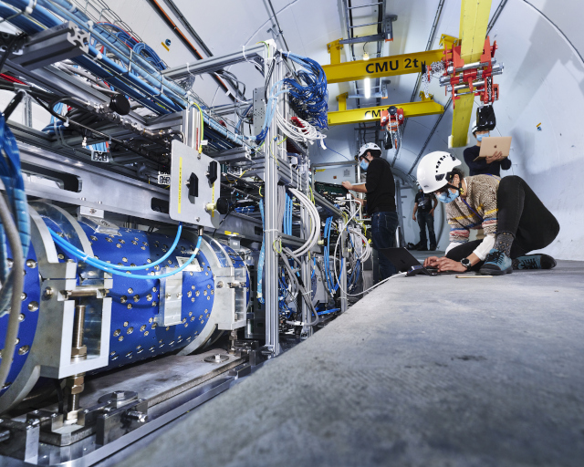 Instalace experimentu FASER (zdroj CERN).