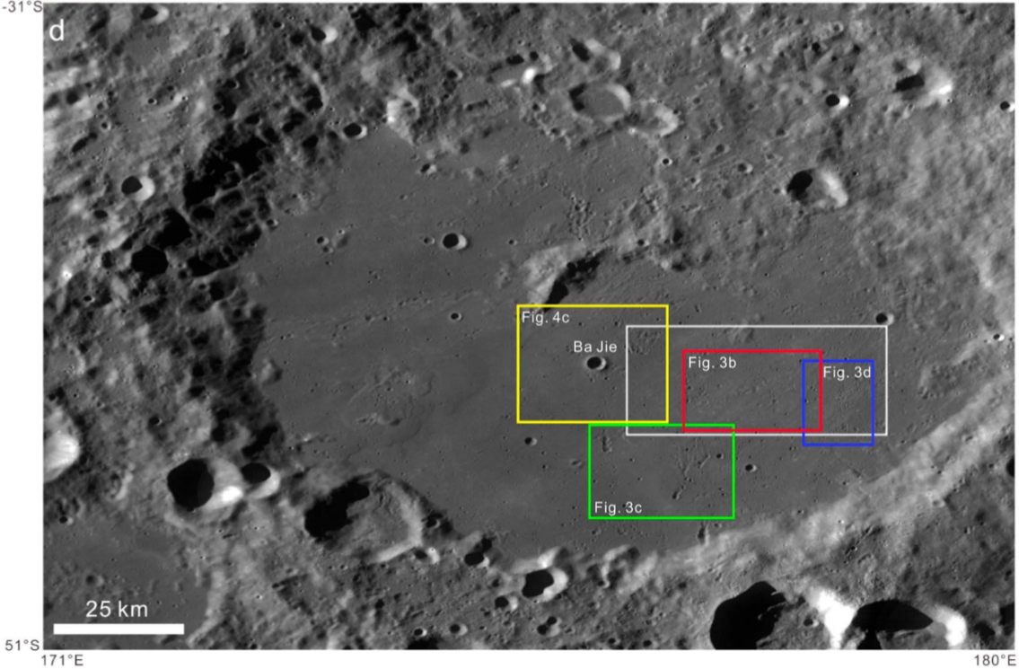 Místo přistání (zdroj Huang Jun et al, 2018. Huang et al, 2018)