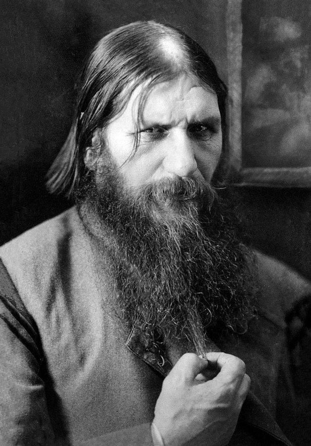 Grigorij Jefimovič Rasputin. Tiež skončil rukou vraha. Kredit: Wikimedia Commons. Volné dílo.