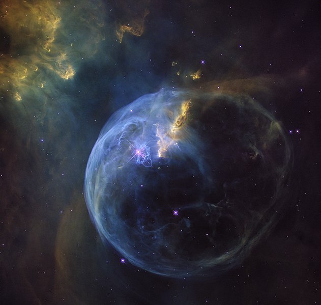 Bubble Nebula (NGC 7635). Kredit: NASA, ESA, Hubble Heritage Team.