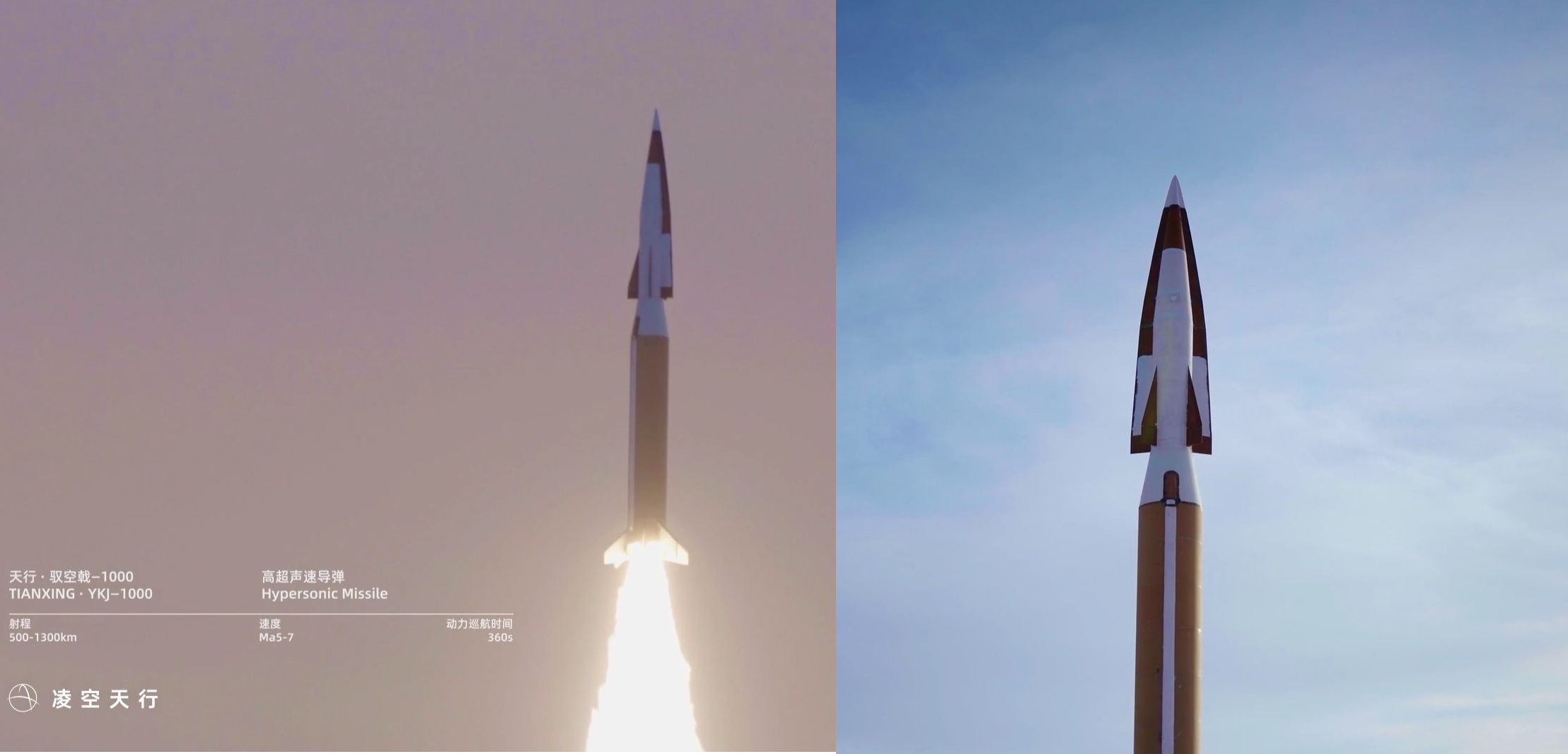 Start YKJ-1000. Kredit: Lingkong Tianxing Technology.