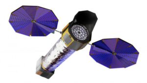 Návrh teleskopu Lynx. Zdroj: https://pweb.cfa.harvard.edu/