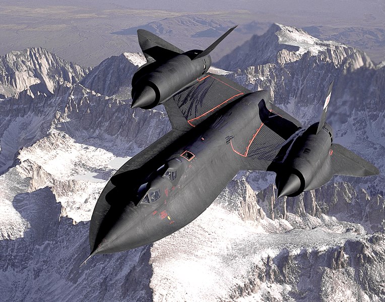 SR-71 Blackbird. Kredit: USAF / Judson Brohmer.