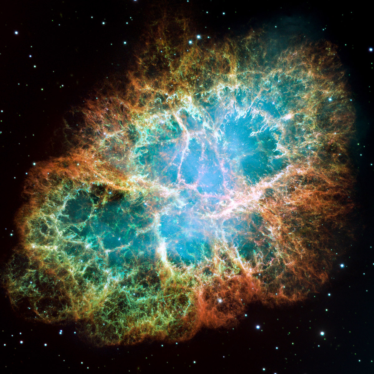 SnĂ­mek KrabĂ­ mlhoviny (M1, NGC 1952 ÄŤi Taurus A) se rovnÄ›Ĺľ dostal do â€žTop 10â€ł. EmisnĂ­ mlhovina v souhvÄ›zdĂ­ BĂ˝ka je pozĹŻstatkem supernovy SN 1054, kterou poprvĂ© zaznamenali ÄŤĂ­nĹˇtĂ­ astronomovĂ© v roce, kterĂ˝ se otiskl i do jejĂ­ho (