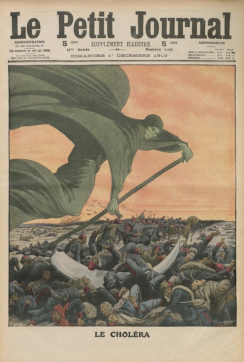 Cholera (Kredit: Le Petit Journal, BibliothĂ¨que nationale de France, Public doamin)