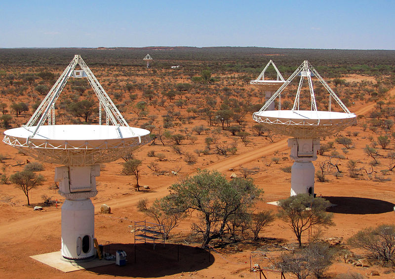 Australian Square Kilometre Array Pathfinder. Kredit: Ant Schinckel, CSIRO.