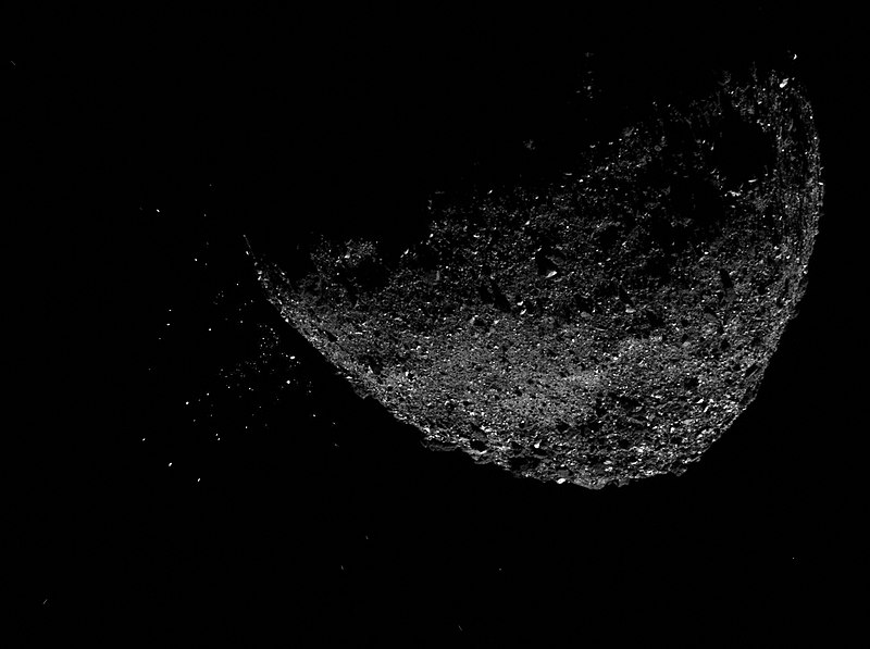 Planetka Bennu, leden 2019. Kredit: NASA/Goddard/University of Arizona/Lockheed Martin / Wikimedia Commons.