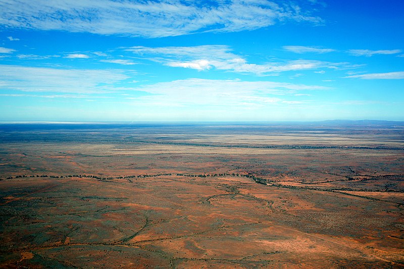 V Austrálii je vhodných suchých a horkých míst více než dost. Kredit: Joy Engelman/ Wikimedia Commons.