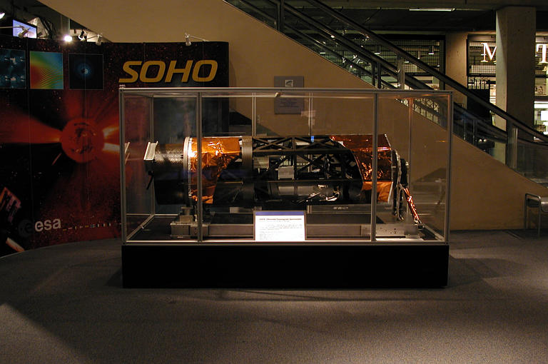 Model přístroje UVCS v Bostonském muzeu vědy. Zdroj: https://lweb.cfa.harvard.edu/