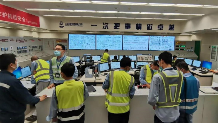 V Číně se po blocích ACPR1000, který začal pracovat i v elektrárně Tchien-wan, stávají vlajkovou lodí reaktory Hualong One (zdroj CNNC).