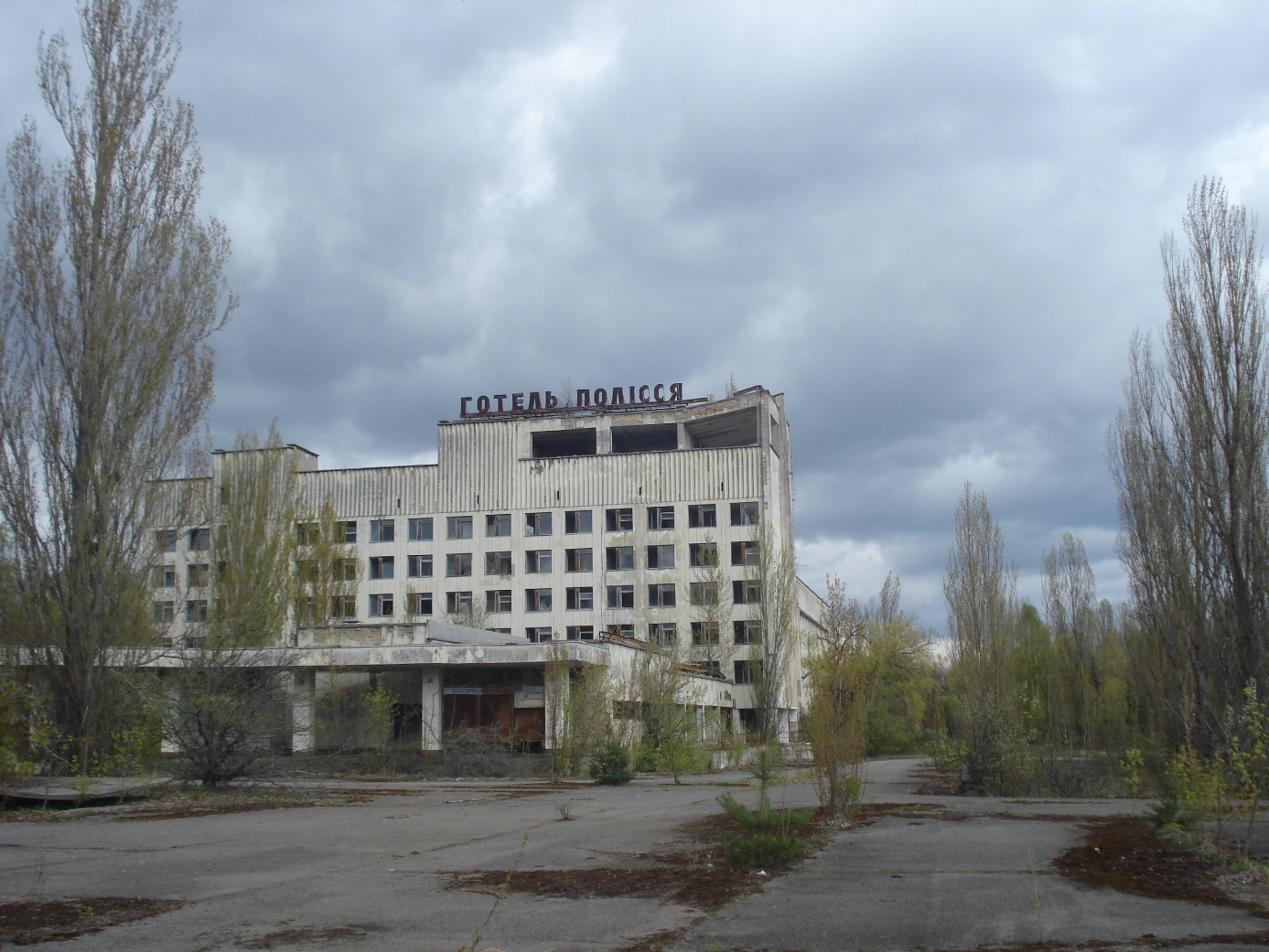 Hotel v Pripjati, který se také objevil v seriálu (Autor: Vladimír Wagner).