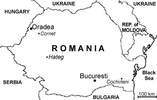 GeografickĂˇ poloha rumunskĂ©ho mÄ›staÂ HaČ›eg, v jehoĹľ okolĂ­ jsou jiĹľ od konce 19. stoletĂ­ objevovĂˇny ÄŤetnĂ© pozĹŻstatky pozdnÄ›kĹ™Ă­dovĂ˝ch organizmĹŻ, vÄŤetnÄ› mnoha druhĹŻ ptakojeĹˇtÄ›rĹŻ a neptaÄŤĂ­ch dinosaurĹŻ. ObĹ™Ă­ sovy se vĹˇak v tÄ›