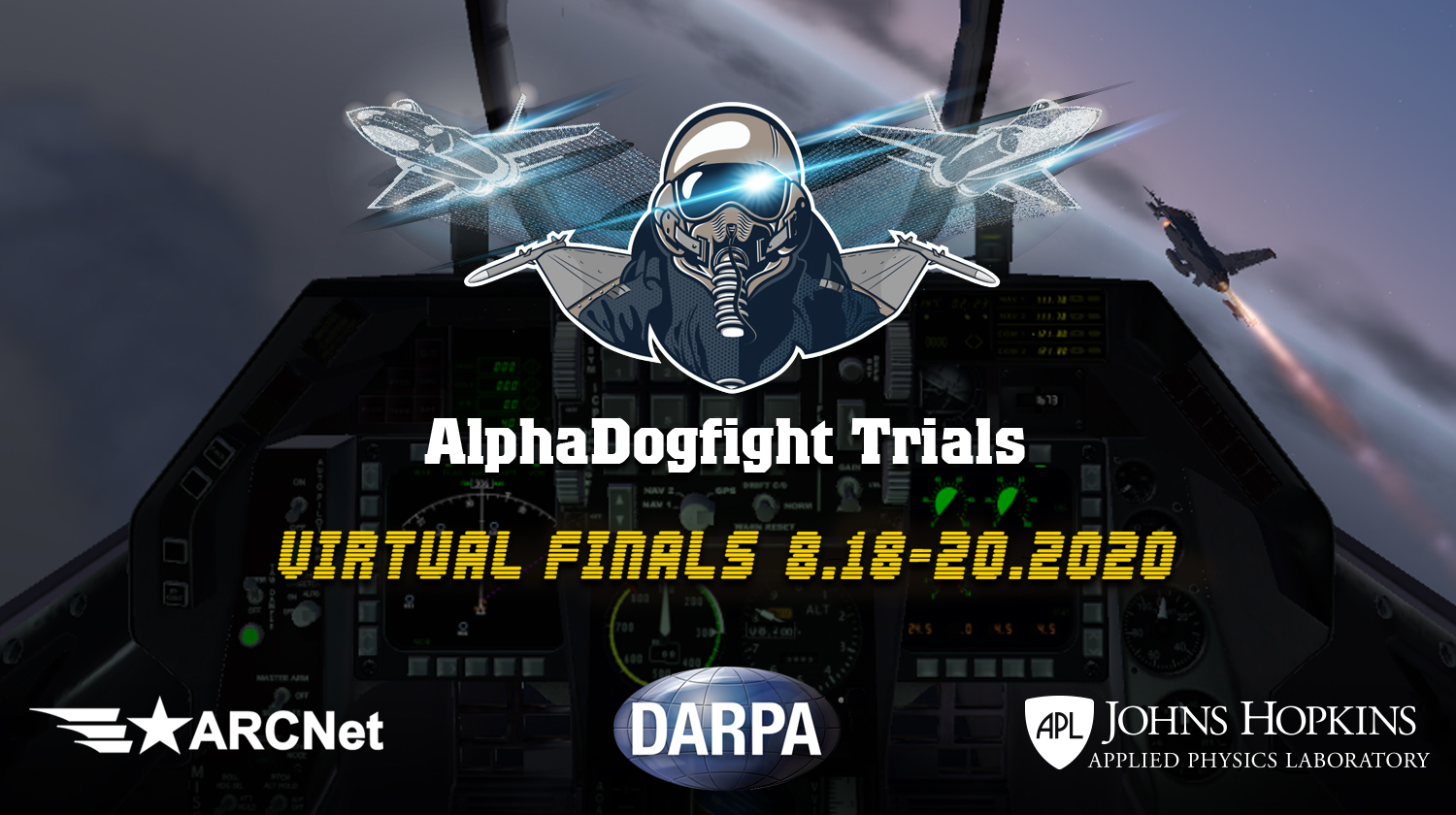 AlphaDogfight Trials. Kredit: DARPA.