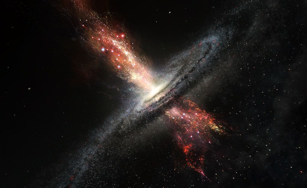 Musí to být pořádný kopanec, aby se něco takového pohnulo. Kredit: ESO/M.