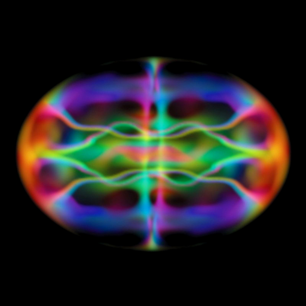 Model Boseho-Einsteinova kondenzĂˇtu. Kredit: NIST.