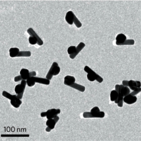 NanoÄŤĂˇstice ÄŤernĂ©ho materiĂˇlu. Kredit: Jianfeng Huang et al. (2015).