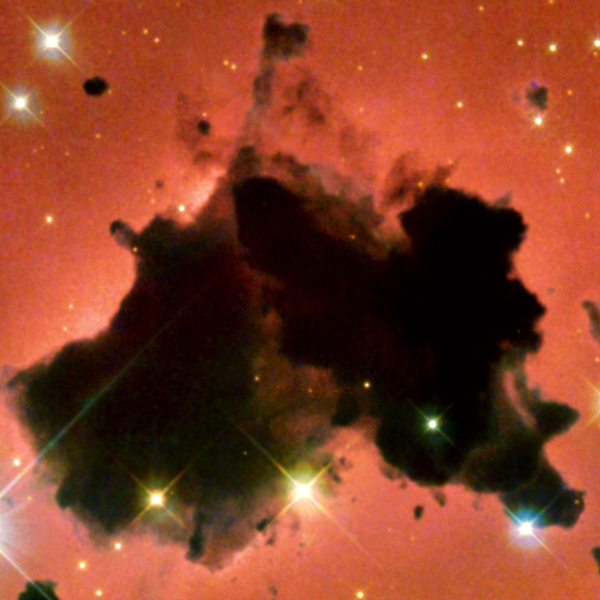 Bokovy globule vÂ oblasti IC 2944. Kredit: NASA & The Hubble Heritage Team (STScI/AURA).