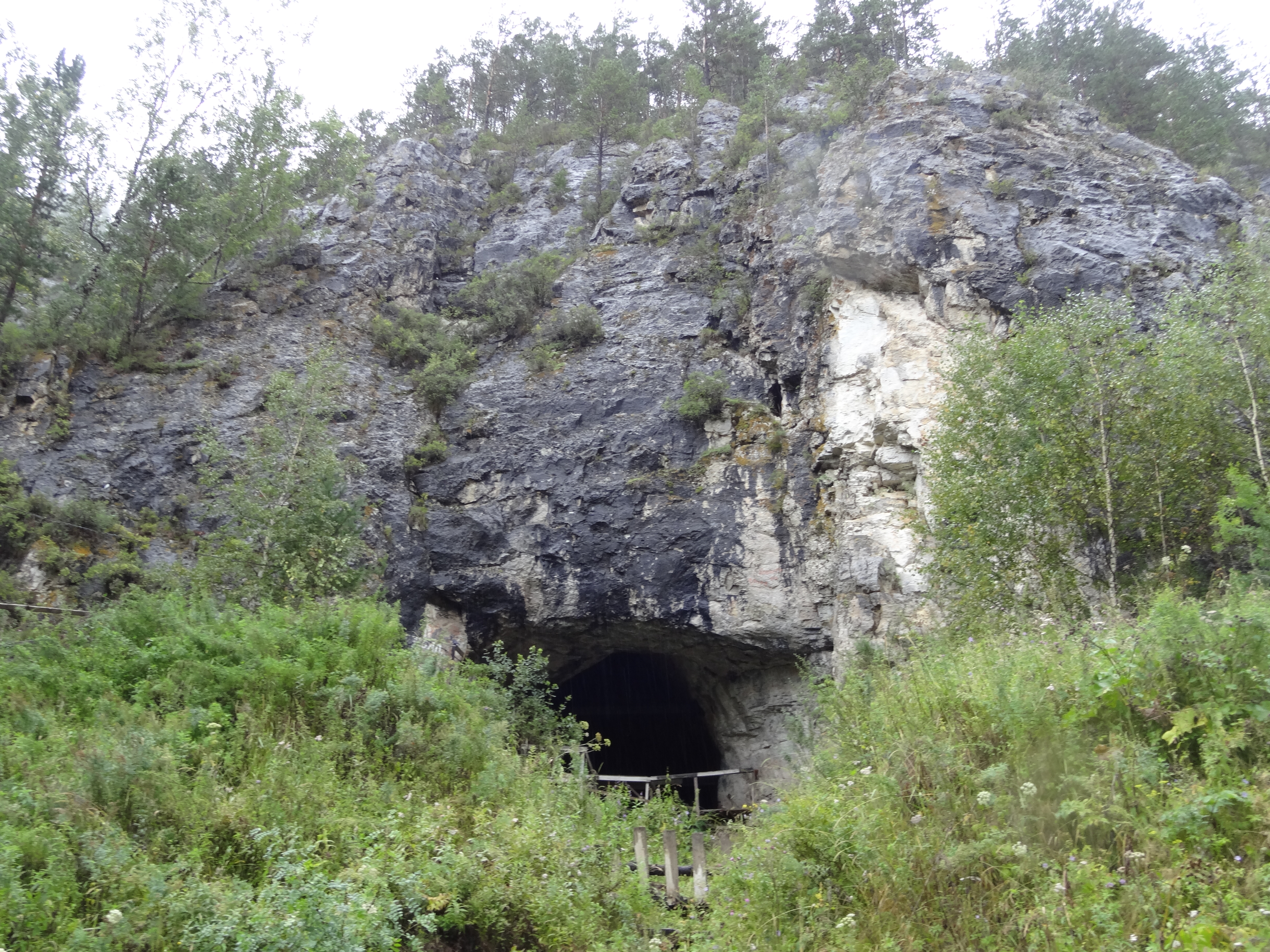 V Denisově jeskyni na Altaji se v roce 2008 poprvé našly zlomky kostí, u nichž se později ukázalo, že jsou 41 000 let staré a že patří vyhynulým příslušníkům rodu Homo (nebo druhu Homo sapiens) a že jsou blízcí neandertálcům.  Kredit: Xenochka,  CC B