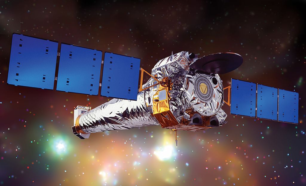 Rentgenová observatoř Chandra. Kredit: NASA/CXC/NGST / Wikimedia Commons.