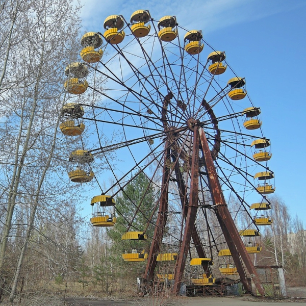 V okolí Černobylu evakuovali přes 100 tisíc lidí. Kredit: CC0 Creative Commons.