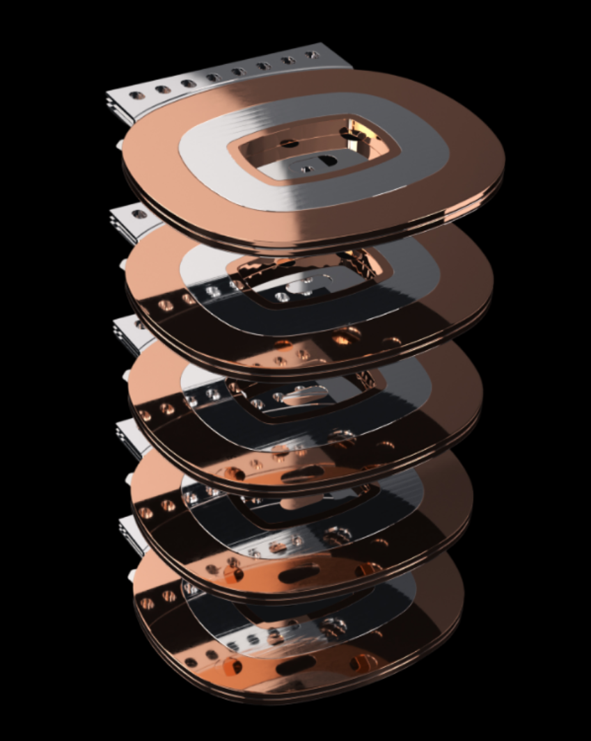 Sestava tvarovací cívky (kredit Thea Energy)