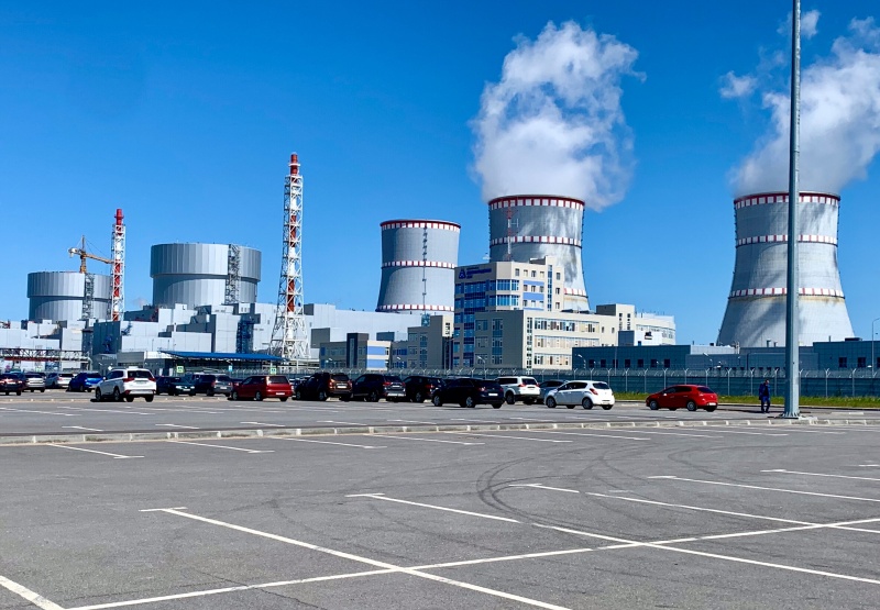Druhá fáze Leningradské jaderné elektrárny (zdroj Rosenergoatom).