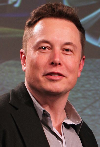 Elon Musk (2015). Kredit: 	Steve Jurvetson / Wikmedia Commons.