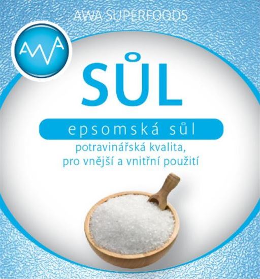 Epsomská sůl potravinářská (Awashop.cz)