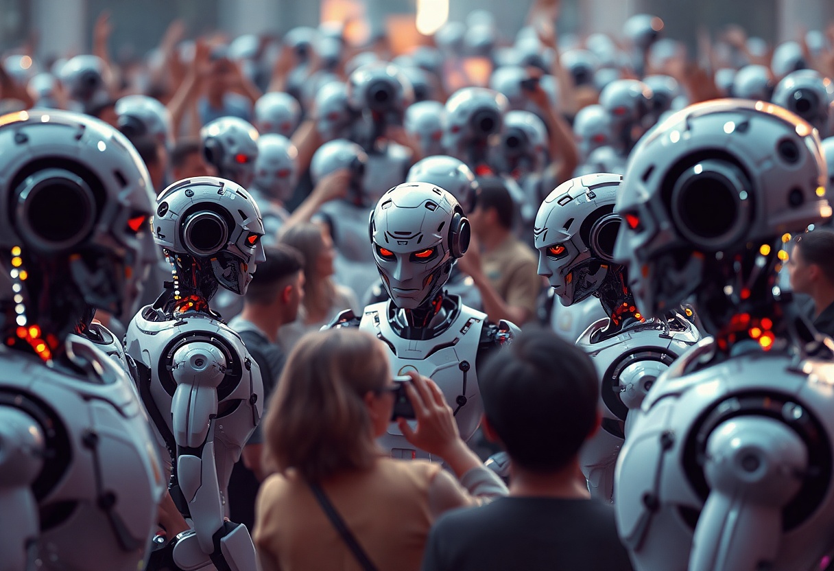 Roje inteligencí ohrožují většinový názor. Kredit: SM & Zoner AI.