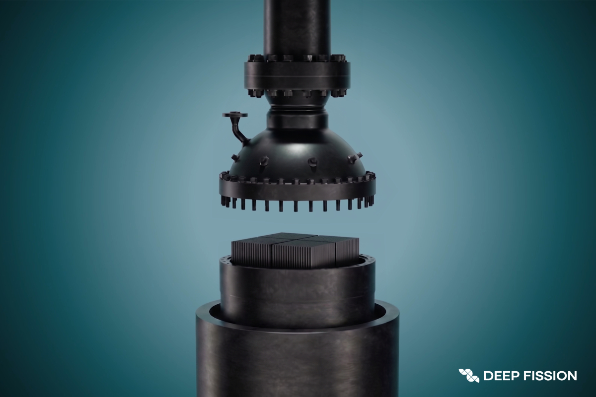 Gravity Nuclear Reactor. Kredit: Deep Fission.