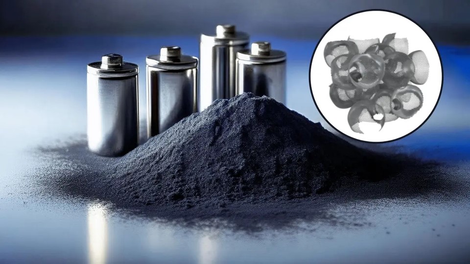 Nanomateriál GMS. Kredit: 3DC.