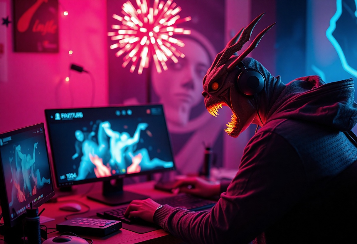 Nastražený vztek. Kredit: SM & Zoner AI.