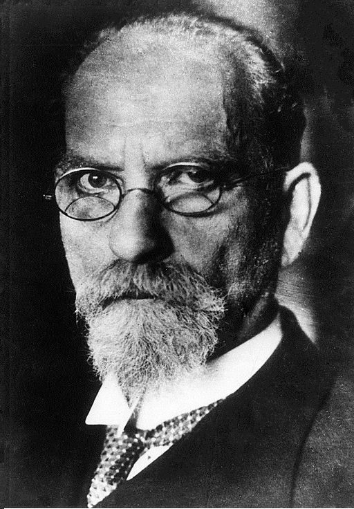Edmund Husserl roku 1910. Nestřídmější z Galileiho kritiků. Kredit: Photo by Mondadori via Getty Images via Wikimedia Commons.
