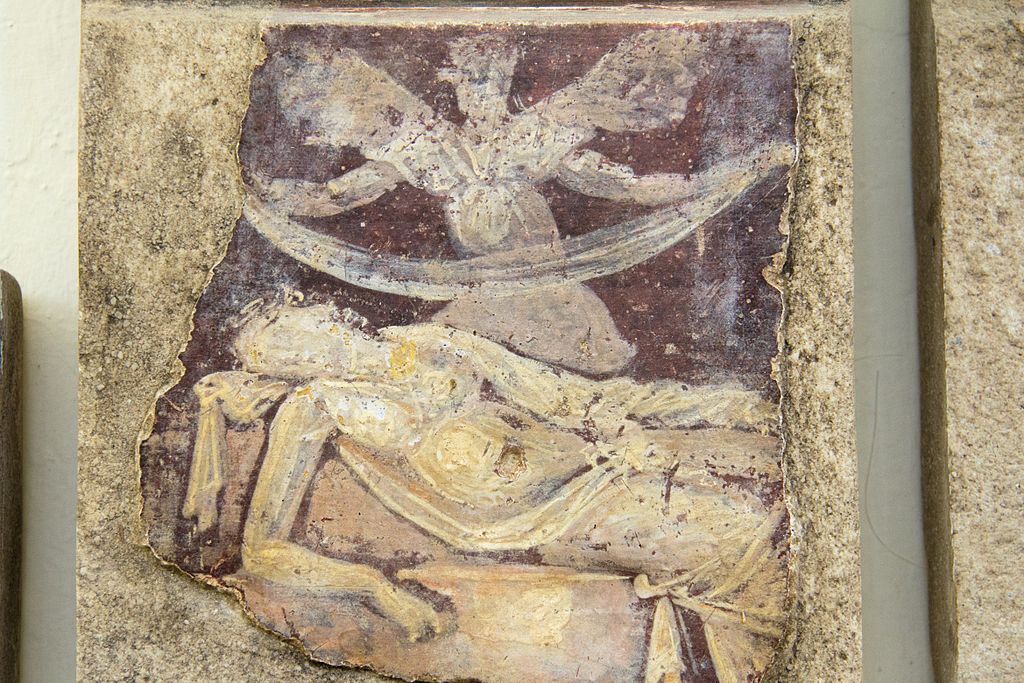Hypnos (spánek). Archeologické muzeum na Délu, B 17654. Kredit: Zde, Wikimedia Commons. Licence CC 4.0.
