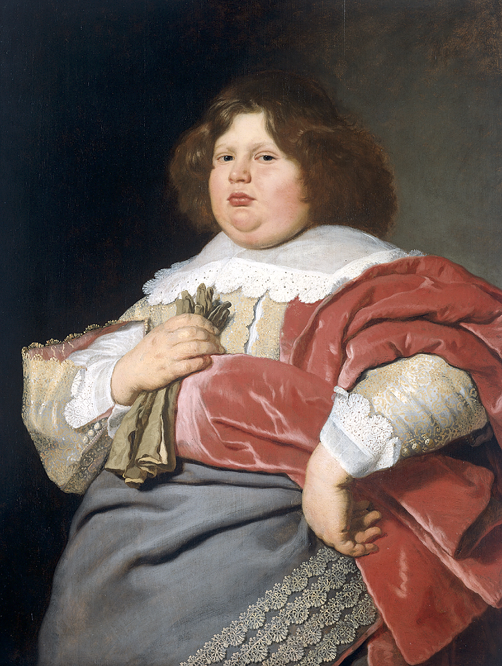 Ne vždy byla obezita považována za něco, za co bychom se měli stydět. Bartholomeus van der Helst: portrét Gerarda Andriesze Bickera (1639), syna regenta a starosty Amsterdamu Andriese Bicera. Rijksmuseum, Amsterdam. Volné dílo.