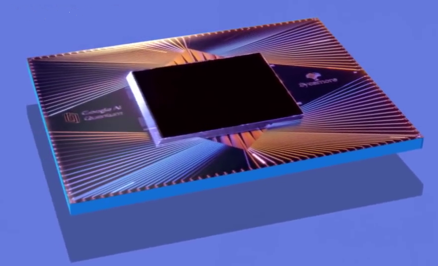 Kvantový procesor Sycamore, 53 qubitů. Kredit: Google, Wikimedia Commons, CC BY-SA 4.0.