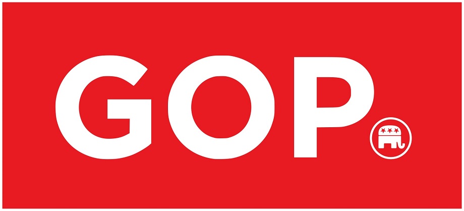 Logo Republikánské strany (anglicky: Republican Party). Běžně se označuje zkratkou GOP (Grand Old Party). Vedle  vedle Demokratické strany je jednou ze dvou hlavních politických stran ve Spojených státech amerických. Patří mezi nejstarší politické st