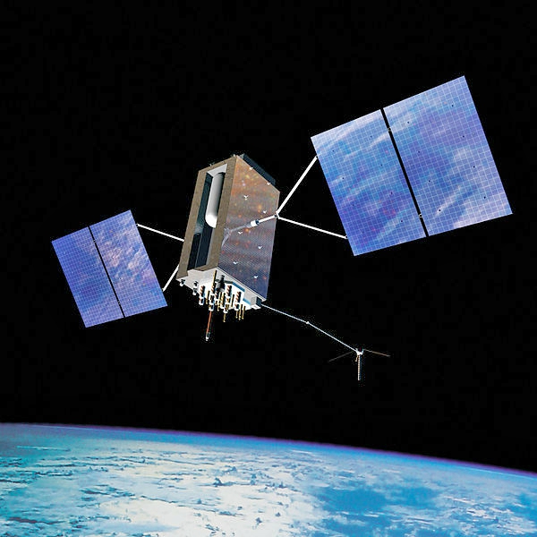 Satelit systému GPS třetí generace. Kredit: USAF.