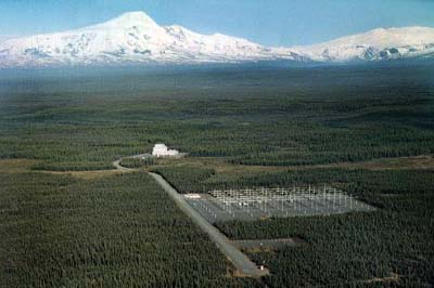 HAARP poblíž Gakony na Aljašce. Kredit: US Federal Government, Wikimedia Commons.