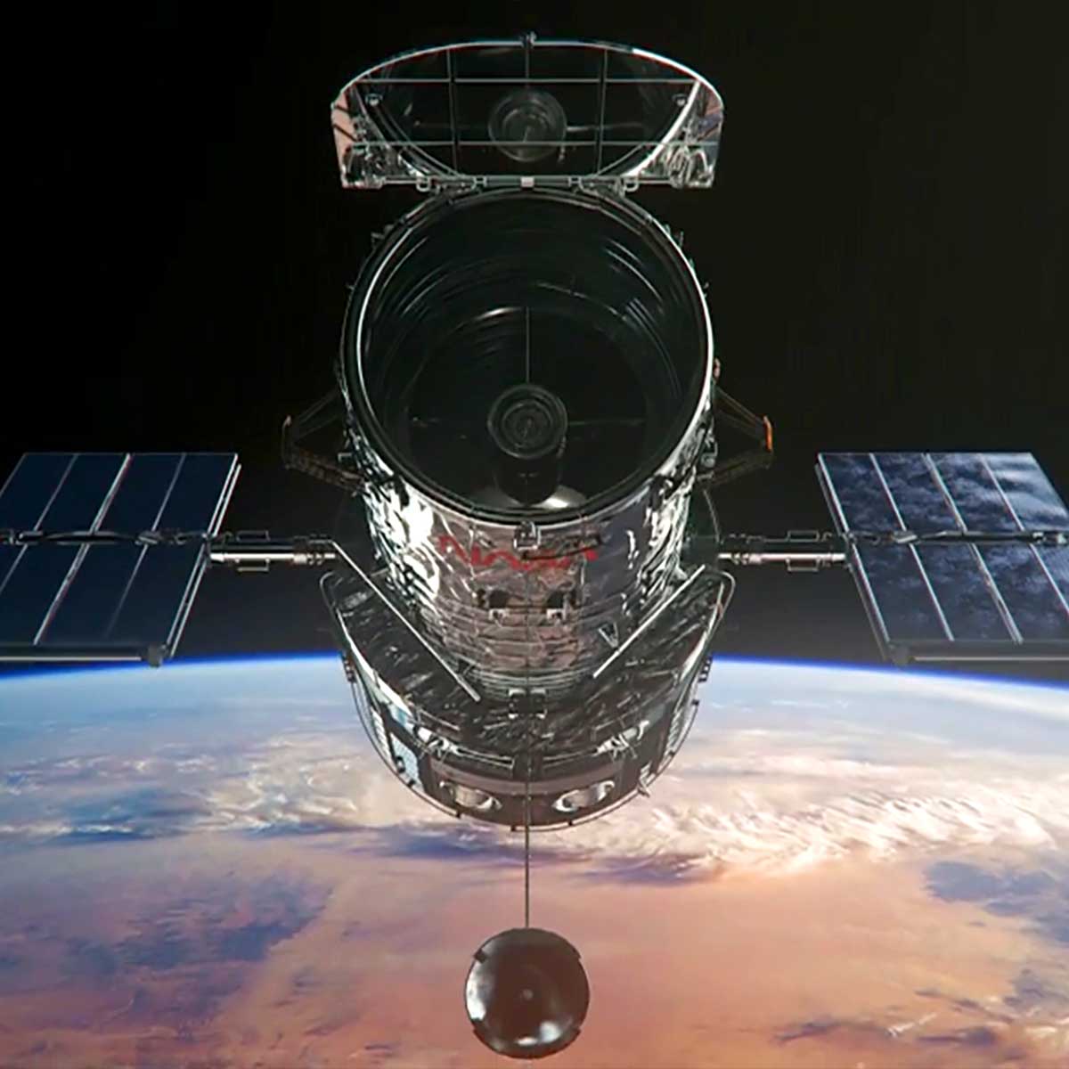 Hubbleův dalekohled. Na co se zrovna „dívá“ se můžete podívat zde https://hubblesite.org/home (Kredit: STScI).