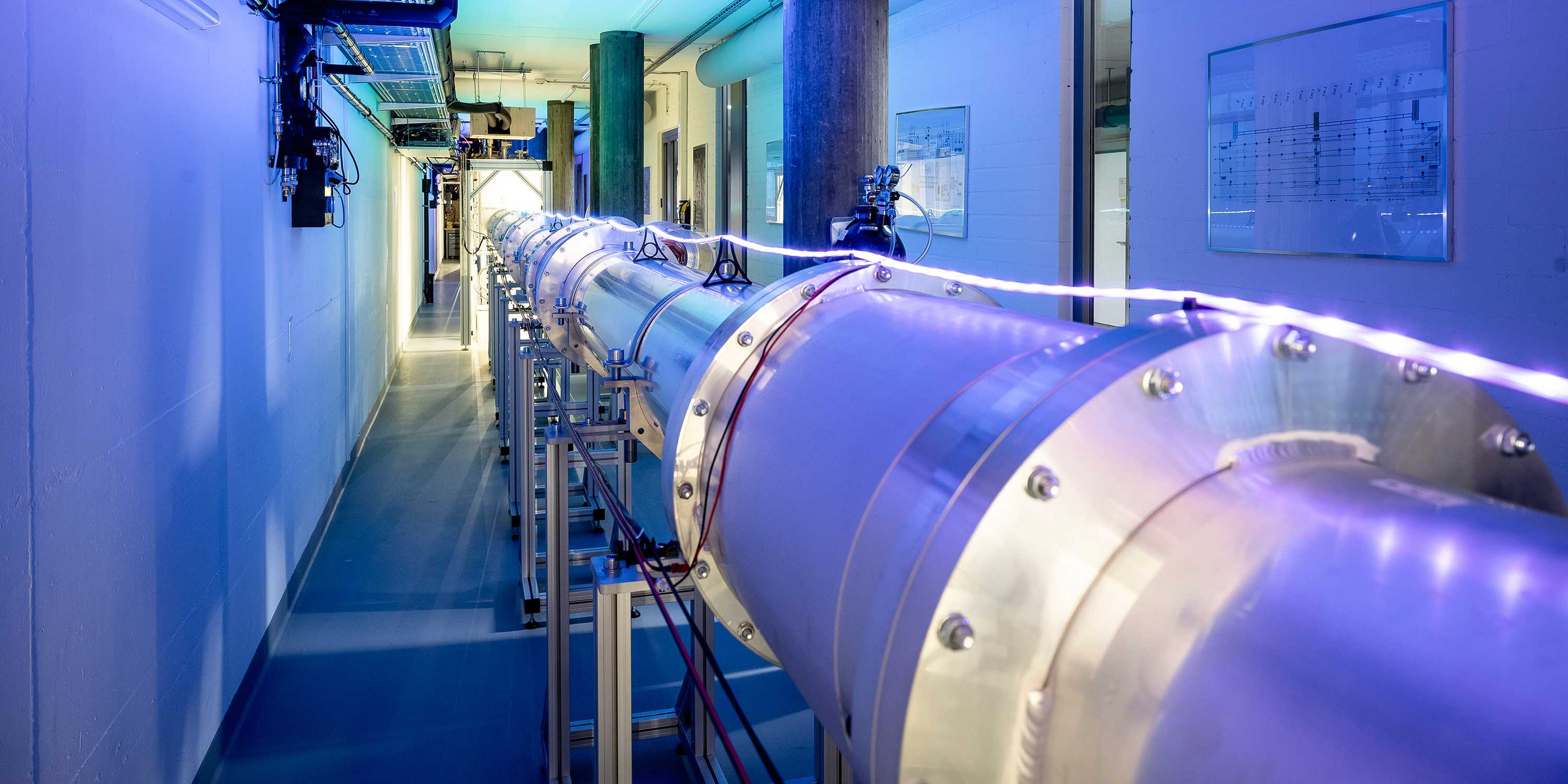 Ohromující kvantový experiment pro zesílení náhodnosti. Kredit: ETH Zurich / Daniel Winkler.