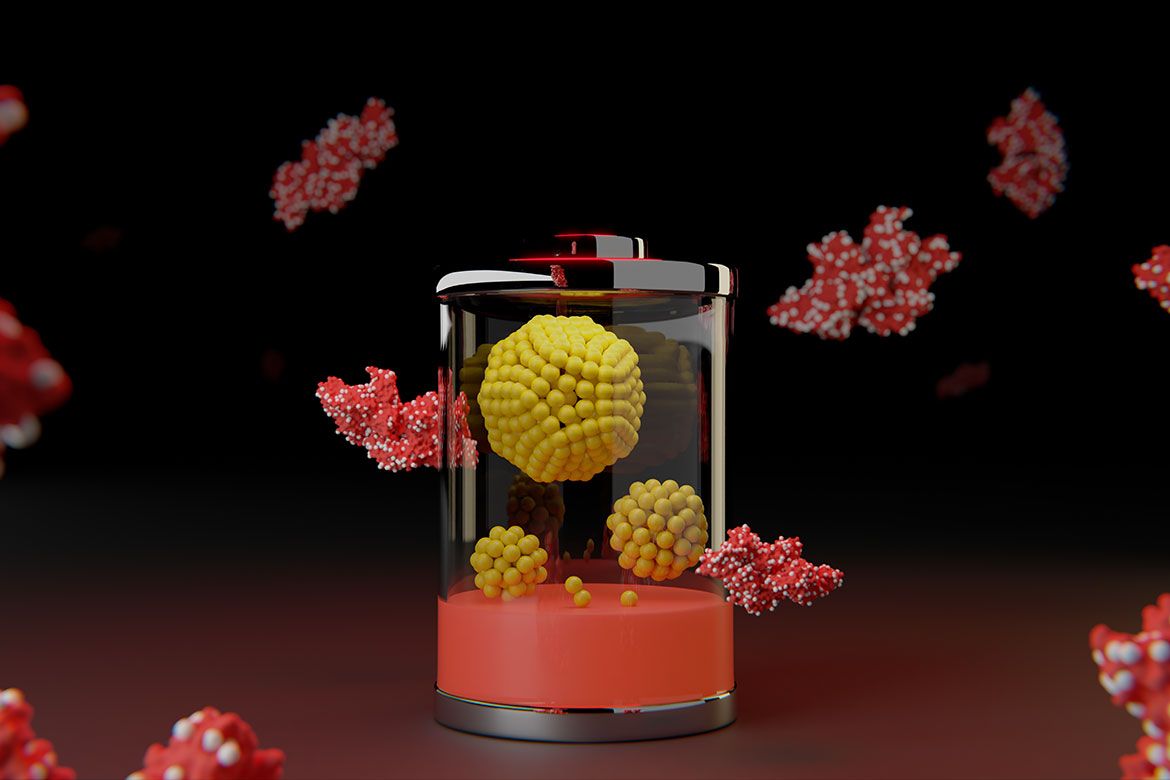 Nikl-železná baterie. Kredit: Maher El-Kady/UCLA.