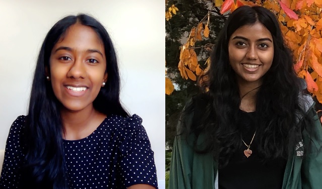 Vedoucí projektu Kalpana Ganeshan a Swati Ravi, kredit: Columbia University Space Initiative