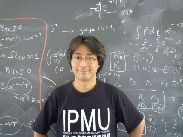 Hitoshi Murayama, Ĺ™editel Kavli IPMU. Kredit: Kavli IPMU.